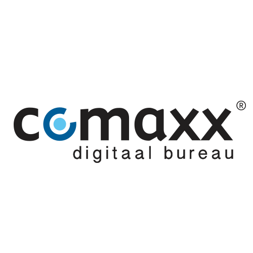 Comaxx logo evolutie oud
