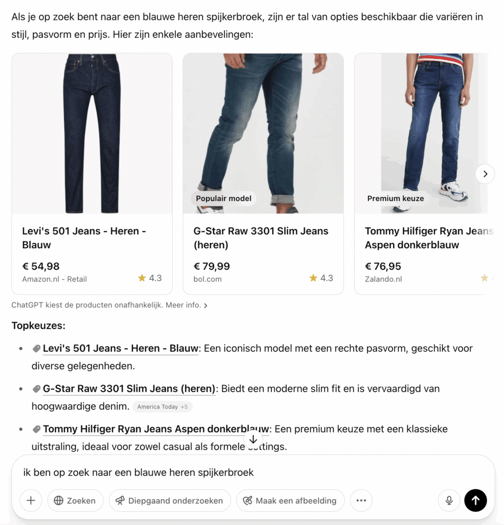 ChatGPT Shopping